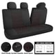 thumbnail image 4 of Fundas de asiento de coche CAROMOP de piel sintética de lujo para 5 asientos, 4 of 9