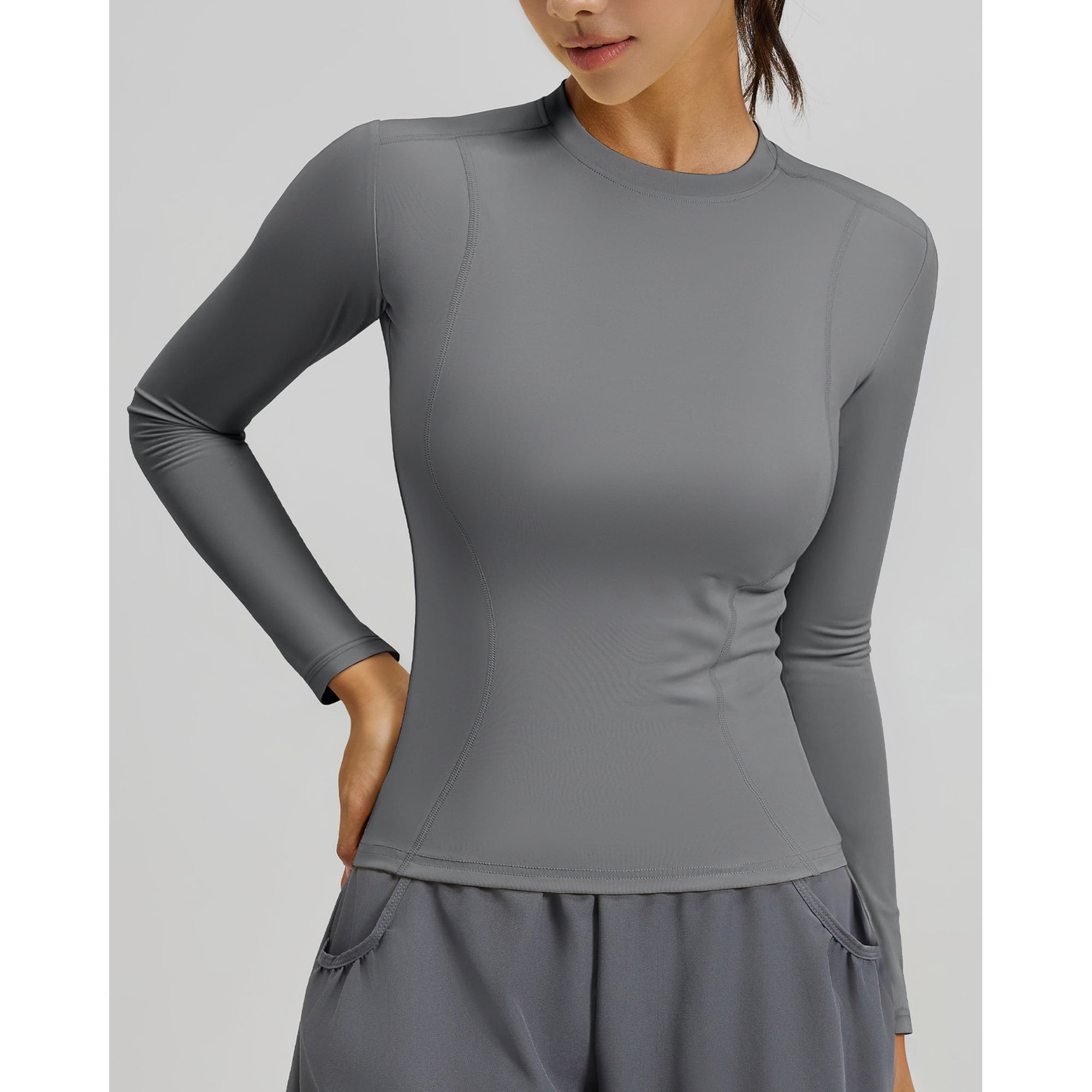 Flix Spa - Polera Deportiva Mujer Manga Larga Dry Fit Slim - Jyt028