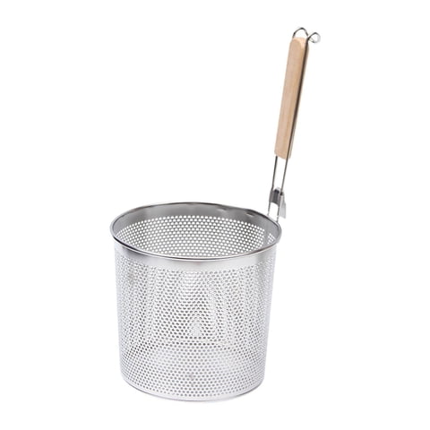 Magideal - Colador De Pasta De Acero Inoxidable, Colador De Fideos, Espumadera, Cesta De Pasta De Malla Para Patatas Fritas, Pollo, Aros De Cebolla, Restaurante, 19Cm