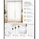 thumbnail image 4 of Cortinas Visillo Blanco Con Argollas Metalicas 2 Paños 140x220, 4 of 6