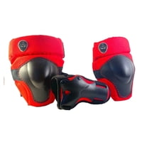 Nutcase - Set De 3 Protecciones Multisport Red 5 8 Años