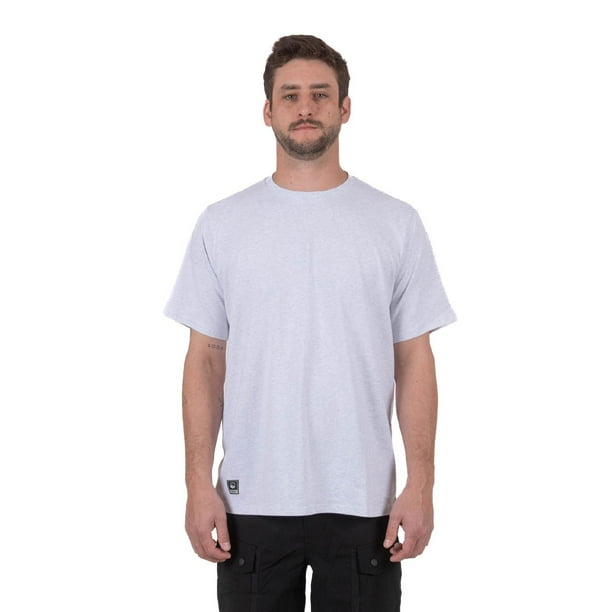 Polera Manga Corta Hombre Boletus Loyo Lhotse gris L