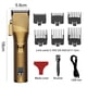 thumbnail image 2 of Cortapelos para hombres - Kit de corte profesional Barber Clipper, recortadora de pelo inalámbrica, recortadora de barba, 2 of 5