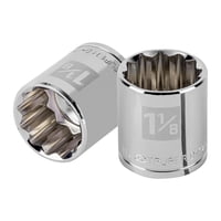 Truper - Dado Poligonal Pulgadas Cuadrante 1/2"" 1.1/8""