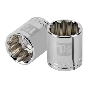 Truper - Dado Poligonal Pulgadas Cuadrante 1/2"" 1.1/8""