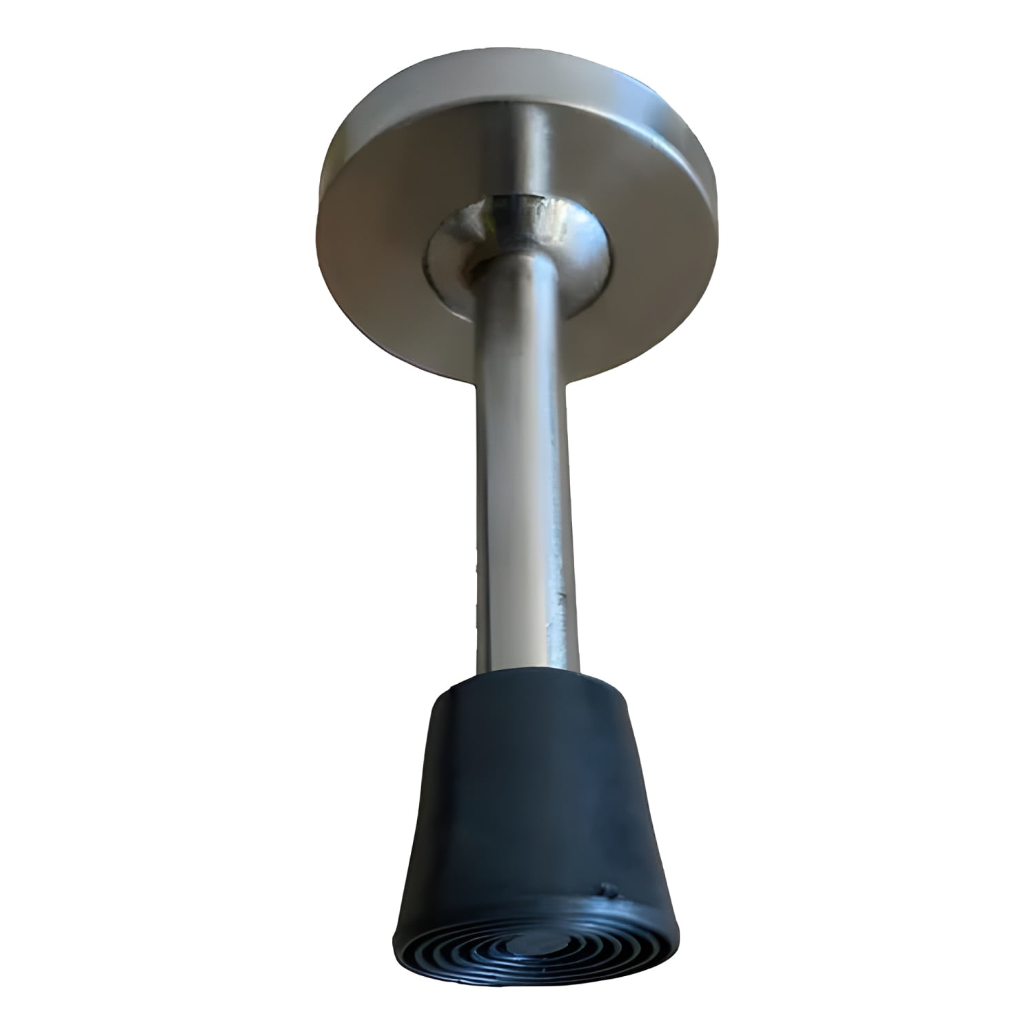 Genérico - Tope De Puerta Recto Acero Inoxidable Gris Mate