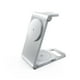 thumbnail image 1 of Cargador Inalámbrico Para iPhone Samsung Galaxy Qi Fast Charging Pad Para Apple Watch AirPods Pro 2 3-Plata, 1 of 6