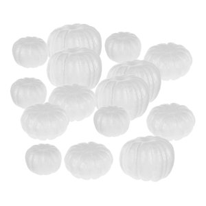 Magideal - 12 Piezas Calabazas De Espuma Artificial Para Manualidades Proyectos Artísticos Decoración Hogareña Temática Otoño Fiestas Halloween Bodas Jardín Fot Estilo E