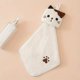 thumbnail image 5 of 1pc Cartoon Cat Hand Towel, Coral Fleece Pocket Cat Embroidered Washcloth, Bathroom Hanging Absorbent Towel, Kitchen Bathroom Dual-use Wipe Hand Towel, 5 of 5