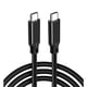 thumbnail image 2 of Cable Usb Tipo-c A Tipo-c 100w Carga Rápida 2m Qc Pd, 2 of 3