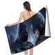 thumbnail image 4 of Batman Toalla de playa de secado rápido con diseño temático, regalo para mujeres y niñas, ideal para cumpleaños, fans, amantes de la música, uso en la playa o al aire libre, 78 × 150 cm, 4 of 6