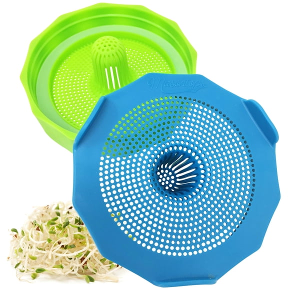 Mason Jar Sprouting Kit Masontops Bean Screen de plástico