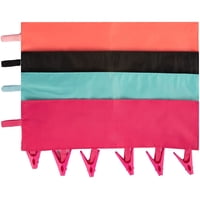 Xinqihang - Tendedero Portátil De Viaje Para Ropa, 4 Unidades, Plegable, Con 6 Pinzas Para Secar Ropa De Baño, Calcetines, Ropa De Bebé, Toallas, Ropa Interior, Gorros, Bufandas Y Guantes.