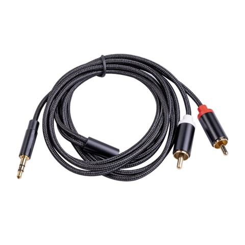 Bothyi - Rca A 3,5 Mm Para Amplificador De Teatro Cable Auxiliar Auriculares Rca A Aux 1,8 M
