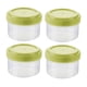 thumbnail image 3 of 4 Botellas Peque?as Para Apretar, Contenedor Portátil De Almacenamiento De Alimentos, Botellas Para Condimentos, Redondas, Verdes, 3 of 3