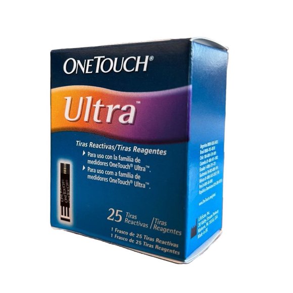 25 Tiras reactivas OneTouch Ultra