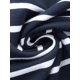 thumbnail image 5 of Pantalones de descanso a rayas de algodón para mujer de INSPIRE CHIC para el regreso a clases, suaves joggers con cordón ajustable, bolsillos y puños elásticos XS Rayas Azul Marino, 5 of 5
