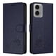 thumbnail image 1 of Funda tipo cartera FOXDOCK para Motorola Moto G24 4G/Moto G04 4G con soporte, ranuras, RFID, diseño de gato, 1 of 5