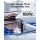 thumbnail image 2 of Cargador USB C INIU Cargador GaN de 3 puertos y 100 W para MacBook Pro/Air, 2 of 8