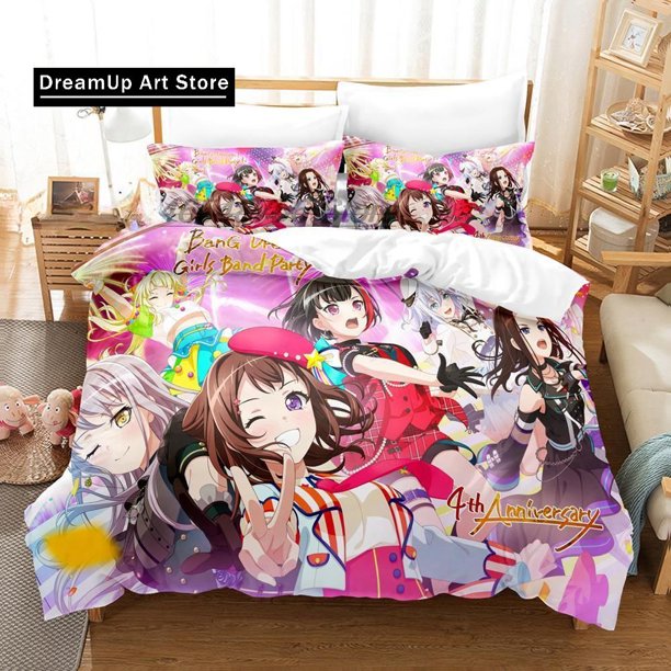 BanG Dream! Girls Band Party! Bedding Set Bed Set Adult Kid Bedroom Duvet cover Sets