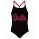 thumbnail image 2 of Traje de baño de chicas de Barbie tamaño negro 7, 2 of 3