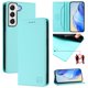 thumbnail image 1 of Funda Billetera con Soporte para Samsung Galaxy S22 5G Bloqueo RFID Plegable Verde menta, 1 of 6