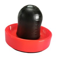 Magideal - Empujador De Air Hockey Manija Ergonómica Pala De Juego Deslizador De Repuesto Accesorio De Mesa Con Agarre Cómodo Y Deslizamiento Fácil Adecuado Para Rojo