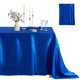 thumbnail image 1 of Mantel de satén Counfeisly 152 x 213 cm azul real, 1 of 6