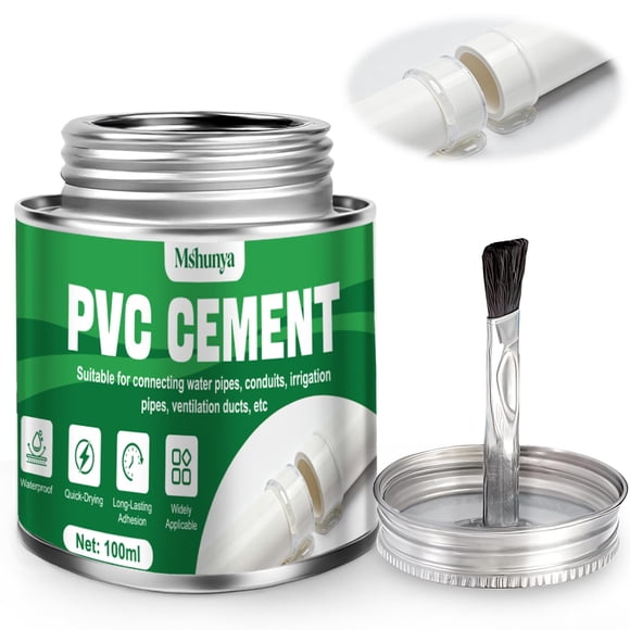 Cemento PVC Mshunya 100 ml Impermeable de Alta Adhesión