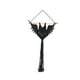 thumbnail image 3 of Tapiz Colgante De Pared De Macramé, Patrón De Murciélago, Borla Larga Para Boda, Decoración Del Hogar, Negro, 30x50cm, 3 of 3