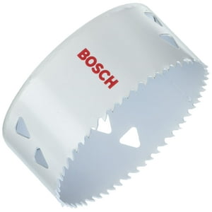 Sierra Perforadora Bosch Hbt436 Bimetálica Con Ranura En T, 4-3/8 Pulgadas, 111 Mm