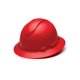 thumbnail image 1 of Gorro Pyramex Ridgeline con trinquete de 4 puntas, ala completa, rojo, 1 of 1