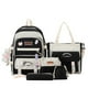 thumbnail image 1 of 5 Pcs/Set New Women's Ins Student University Backpack School Bags Teenager Girls Schoolbag Kawaii Backpack, 1 of 3