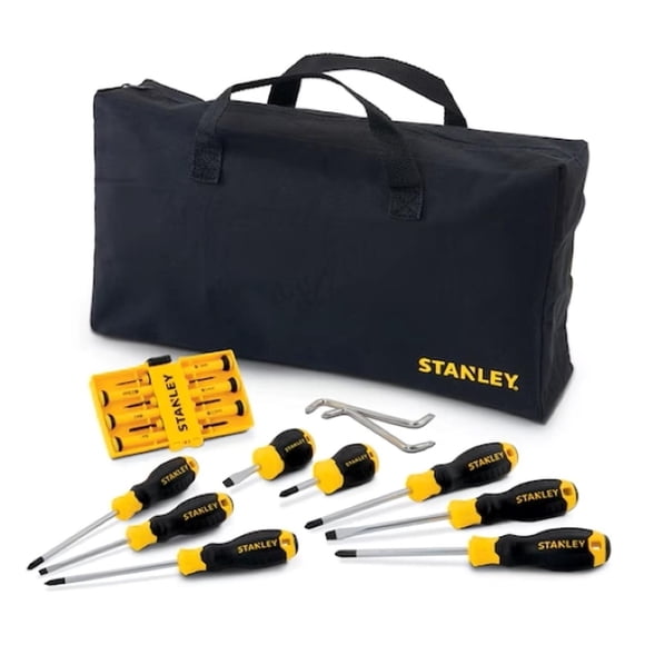 Juego de 16 Destornilladores + Bolso STMT65616 Stanley amarillo 38x32x4