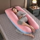 thumbnail image 2 of Almohada para embarazadas, almohada en forma de U desmontable y lavable, cojín grande, almohada de cintura, 2 of 5