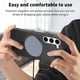 thumbnail image 5 of Magnetic Slim Case for Samsung Galaxy S23 Plus with Camera Guard & Anti-Scratch Back Black, 5 of 6