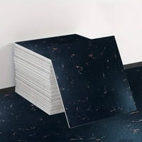 Joytek - Piso Vinílico Autoadhesivo Negro Raize 1 Unidad De 60X60 Cm - 15 Mm