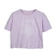 thumbnail image 1 of Polera Niña Manga Corta Oversize Lila Pillin, 1 of 3