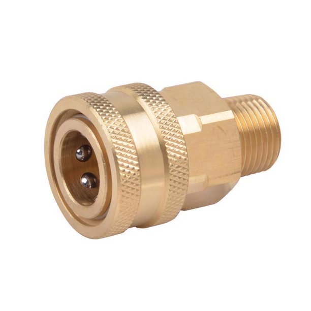 Acoplador de conexión rápida SurfaceMaxx macho NPT de 3/8 pulgadas x hembra de 3/8 pulgadas