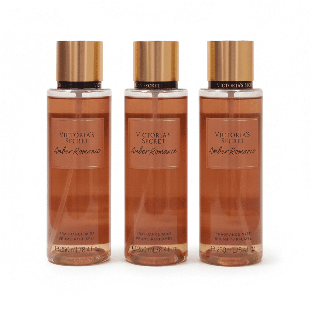 Set Bruma Corporal Victoria's Secret Ámbar Romance Fragancia Mist 247ml Mujer