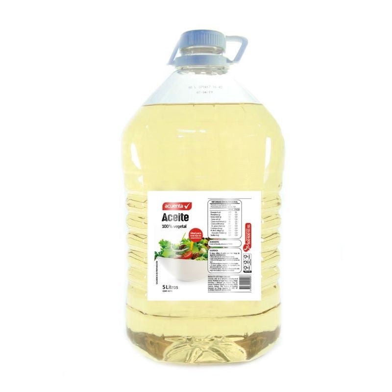 Aceite Vegetal Bidón 5 L Acuenta
