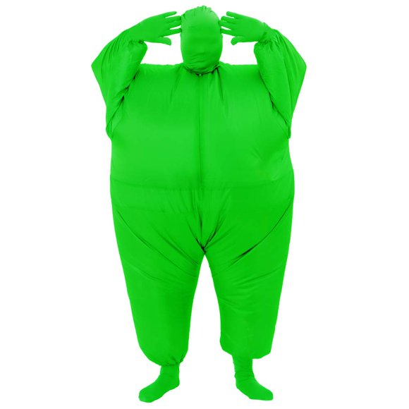 Disfraz inflable RHYTHMARTS de cuerpo entero para adultos, color verde