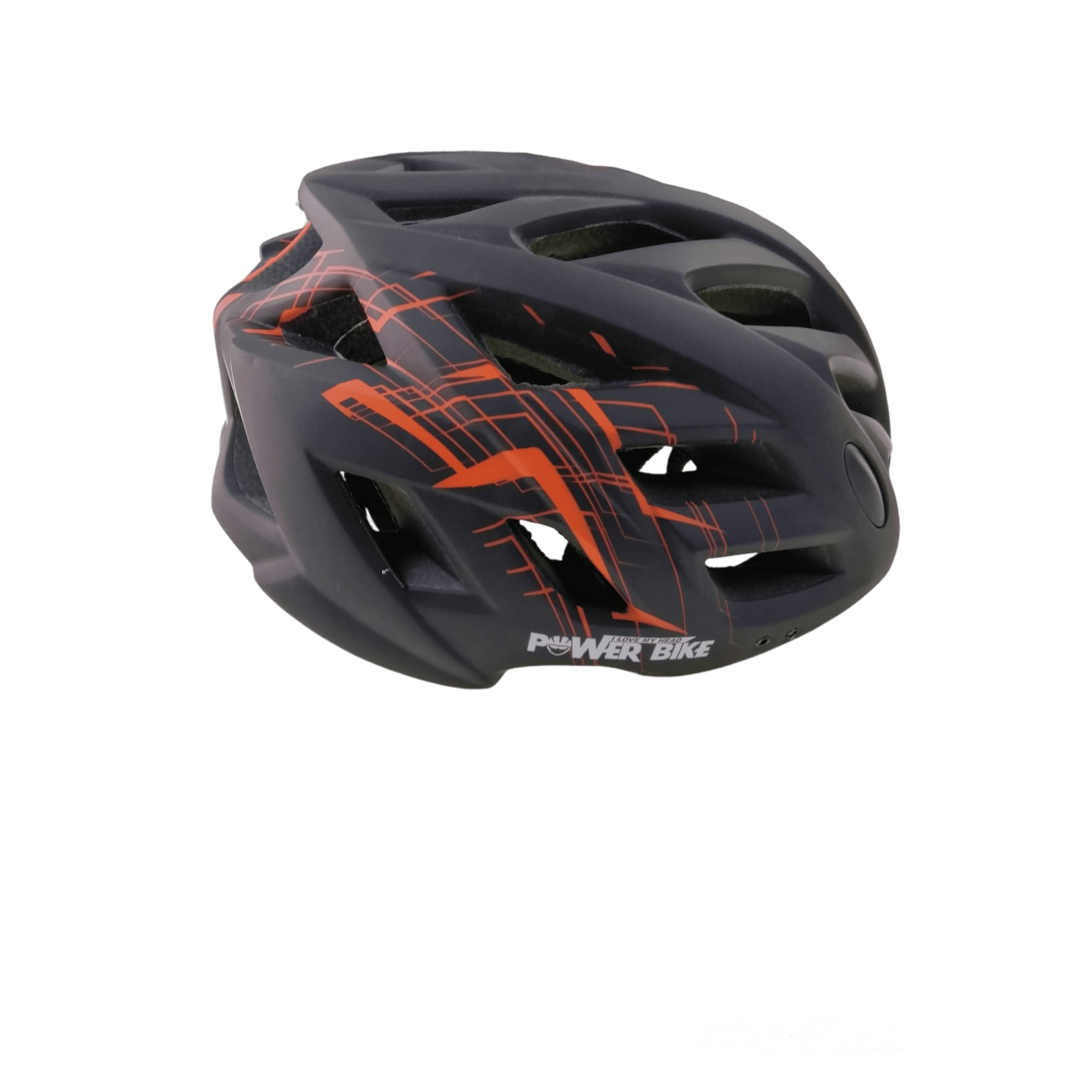 Casco Sport Talla L Negro/Naranja