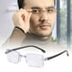 thumbnail image 4 of Gafas de presbicia con zoom inteligente y antiluz azul, sin marco y con doble luz para calle, 4 of 5