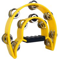 Hendrix - Pandero Media Luna 21X20Cms Amarillo - Ps