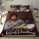 thumbnail image 1 of Bob Ross: El Placer de Pintar Conjunto de sábanas temático, trío de piezas, cómodo y amigable con la piel, diseño único, regalo de decoración para el hogar para familiares, amigos y fans,173X218cm, 1 of 6