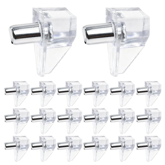 Soportes para estantes RiseQuintador de metal de 5 mm, 50 piezas