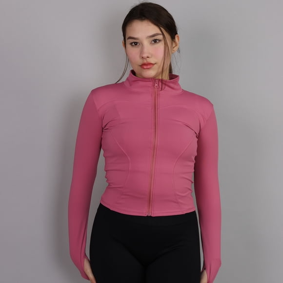 Chaqueta Fitness Mujer Cierre Frontal Ajustada
