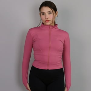 Flix Spa - Chaqueta Fitness Mujer Cierre Frontal Ajustada