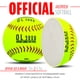 thumbnail image 3 of Pelotas de softball Franklin Sports, tamaño oficial, Fastpitch, paquete de 12, 3 of 7